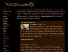 Tablet Screenshot of globalwanderings.co.uk